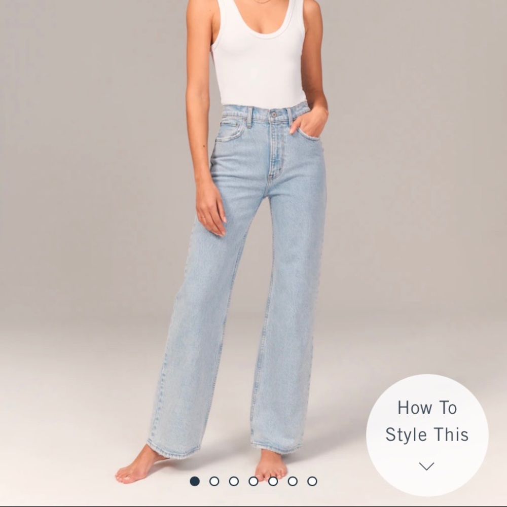 Abercrombie & Fitch Relaxed 90’s Jeans